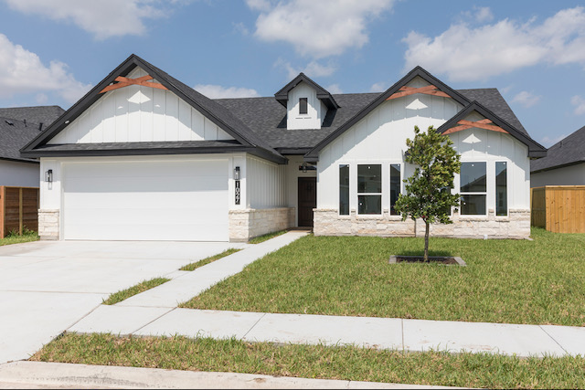 Alamo farmhouse front elevation