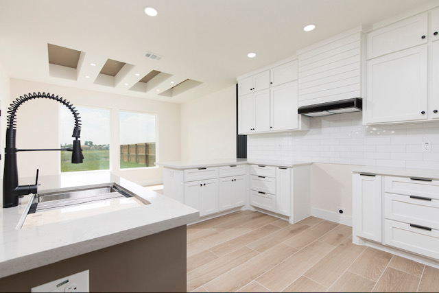 Kitchen from the dining side